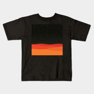 Night on Planet Mars Kids T-Shirt